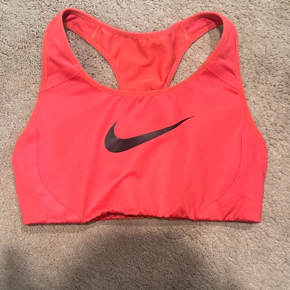 Nike Women's Vibrant Coral Sports Bra